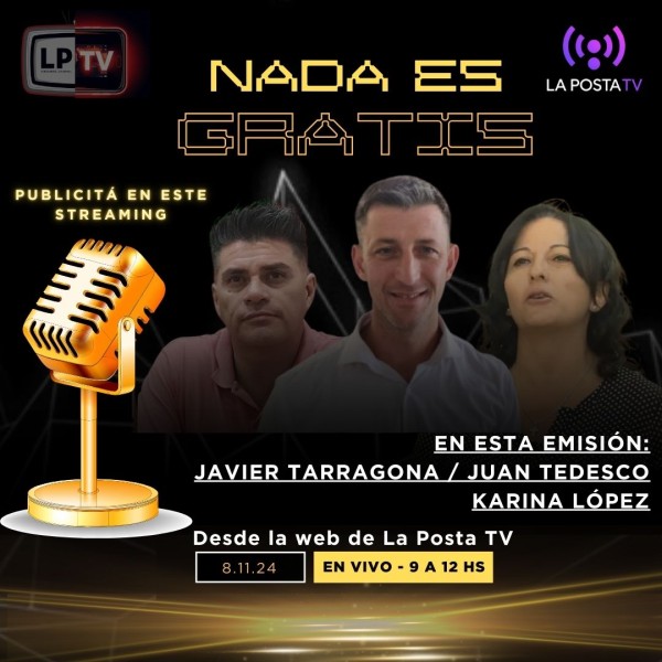 Emisión 8- Javier Tarragona, Juan Tedesco y Karina López