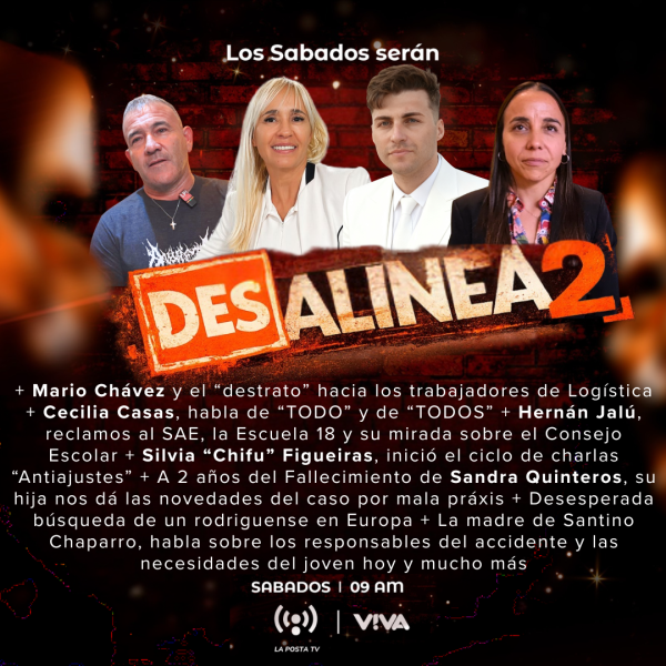 Episodio 8 de Desalinea2: nos visita Cecilia Casas, adem&aacute;s Mario Ch&aacute;vez, Chifu Figueiras y m&aacute;s
