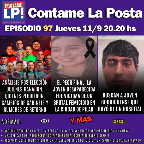 EP 97: Análisis post elección - La joven desaparecida fue víctima de un brutal femicidio