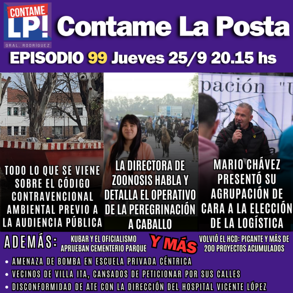 EP 99: Código ambiental + Vuelve el HCD + Chávez se relanza