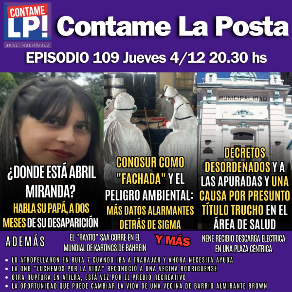 EP 109 - Dos meses sin saber de Abril Miranda / Causa penal a una empleada municipal