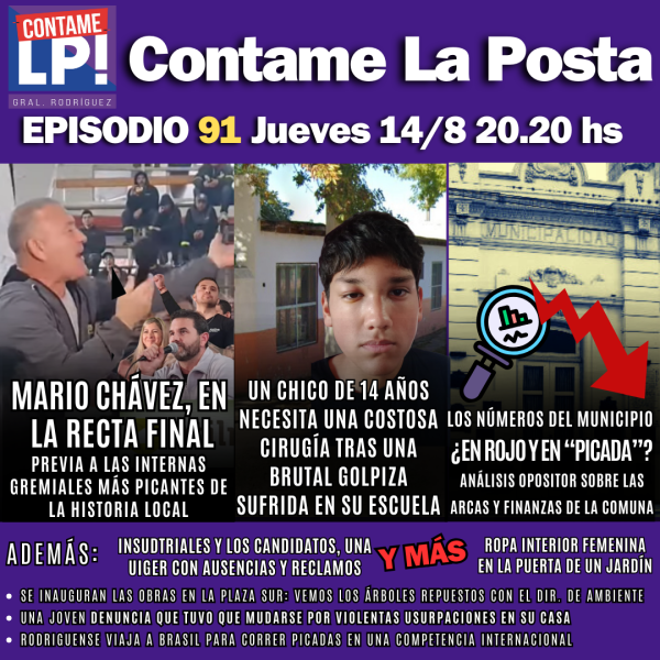 EP 91: Chávez va por todo en ATILRA / Los números rojos de la Muni / Joven golpeado necesita cirugía