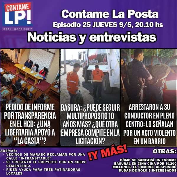 CLP E. 25: El futuro de la recolección de basura - ¿concejal libertaria apoyó a la casta?